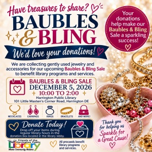 Baubles and Bling Donation notification
